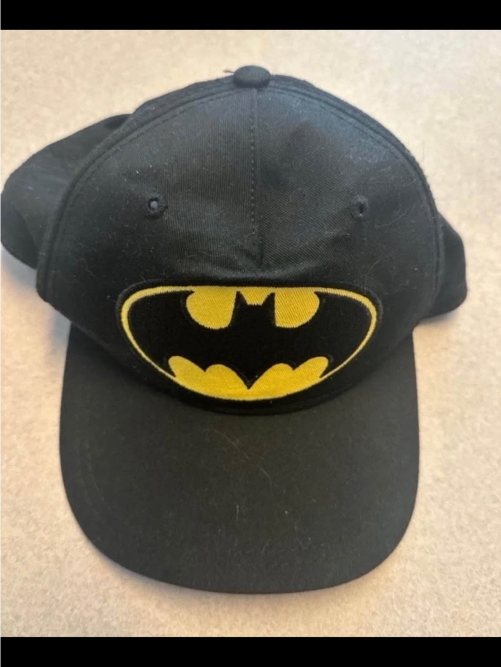 Batman Hat Cap Youth Black One Size official